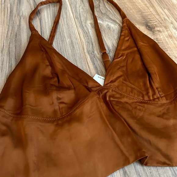 Aerie Satin Corset Top - Picture 3 of 4